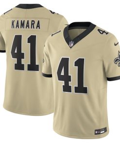 Alvin Kamara New Orleans Saints Nike Gameday Golds Alternate Vapor F.U.S.E. Limited Jersey - Gold/Black/White