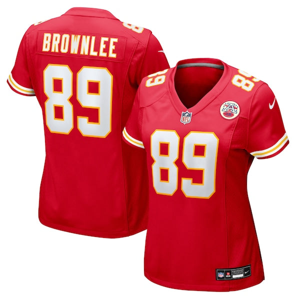 Jason Brownlee Kansas City Chiefs Nike Women's Team Game Jersey - Red