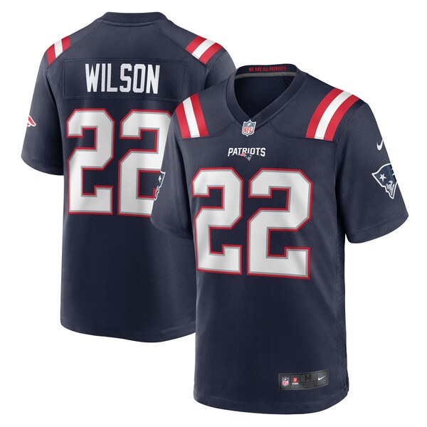 Marco Wilson New England Patriots Nike Game Jersey - Navy - Image 2