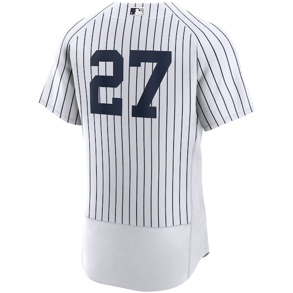 Giancarlo Stanton New York Yankees Nike Home Authentic Player Jersey - White - Image 2
