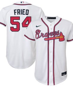 Max Fried Atlanta Braves Nike Youth Alternate Replica Player Jersey - White