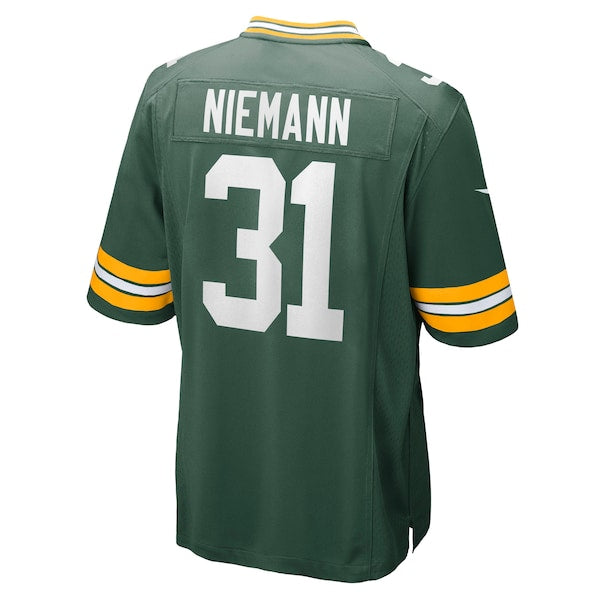 Nick Niemann Green Bay Packers Nike Team Game Jersey - Green - Image 2