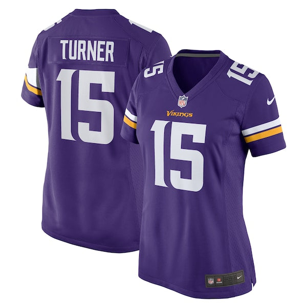 Dallas Turner Minnesota Vikings Nike Women's Game Jersey - Purple