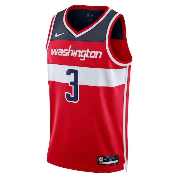 Trae Young Washington Wizards Nike Unisex Swingman Jersey - Icon Edition - Red - Image 2