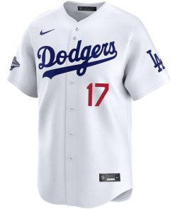 Alternative view of Shohei Ohtani Los Angeles Dodgers Nike 2025  World Series Champions Limited Jersey - White