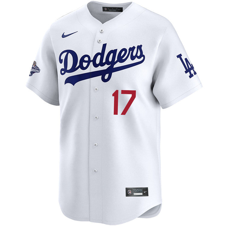 Shohei Ohtani Los Angeles Dodgers Nike 2025 World Series Champions Limited Jersey - White - Image 2