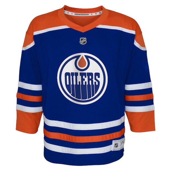 Edmonton Oilers Youth Home Replica Custom Jersey - Royal - Image 2