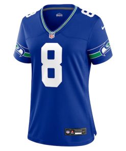 Alternative view of Coby Bryant Seattle Seahawks Nike Women's Throwback Player Game Jersey - Royal