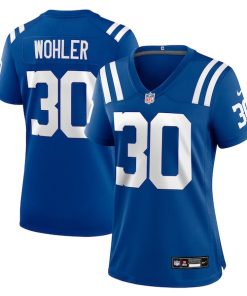 Hunter Wohler Indianapolis Colts Nike Women's Team Game Jersey -  Royal