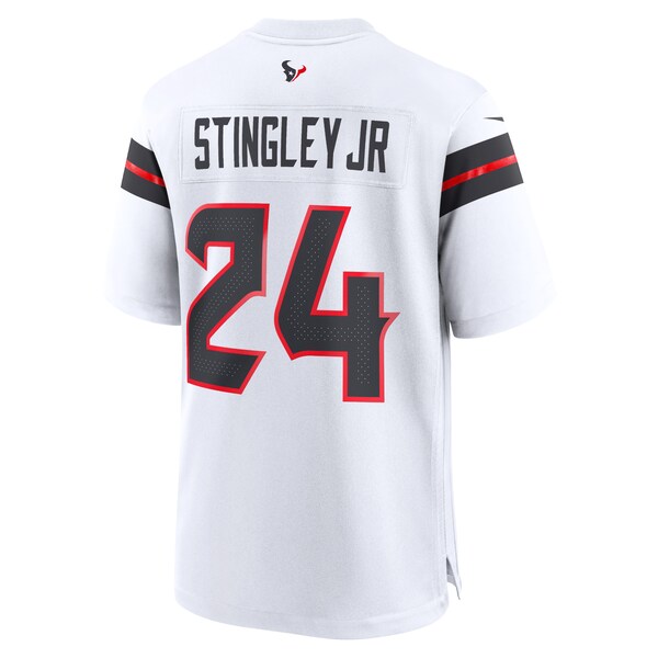 Derek Stingley Jr. Houston Texans Nike Game Jersey - White/Navy/Red - Image 4