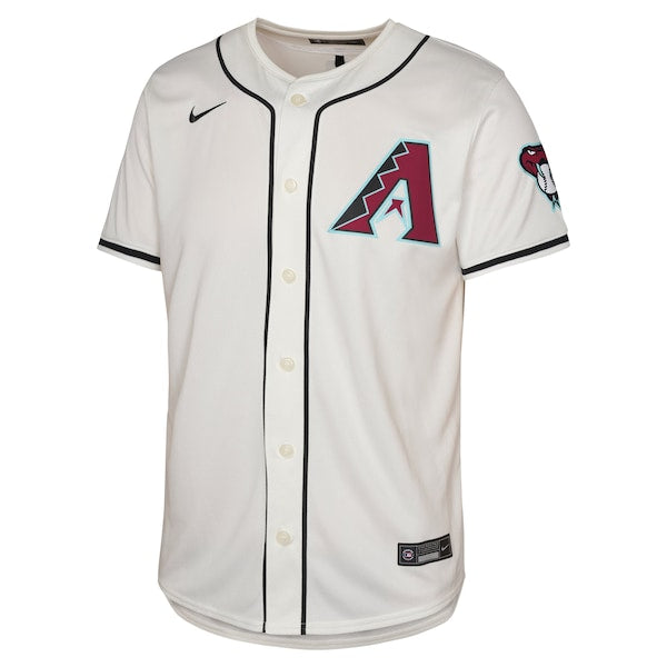 Corbin Carroll Arizona Diamondbacks Nike Youth Home Limited Player Jersey - White - Image 2