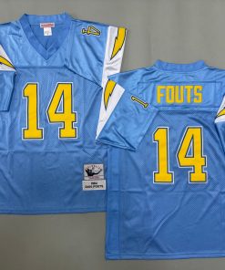 Dan Fouts San Diego Chargerss Authentic Throwback Retired Player Jersey