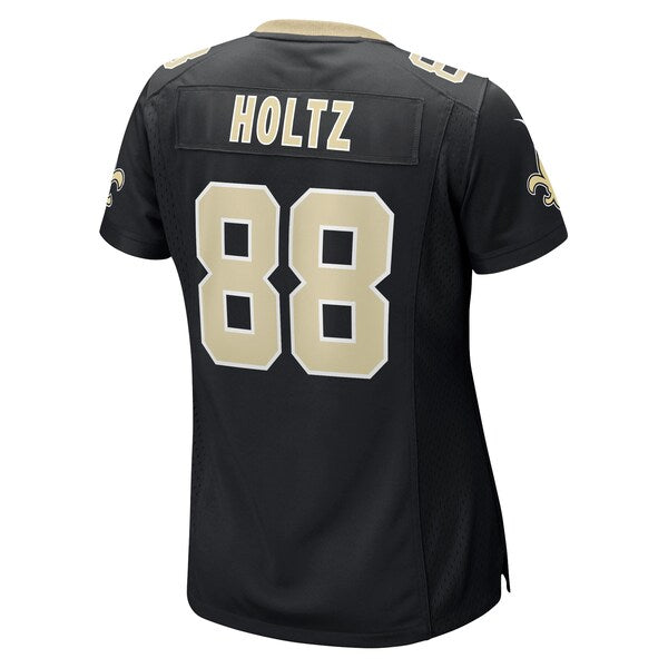 J.P. Holtz New Orleans Saints Nike Women's Game Player Jersey - Black - Image 3