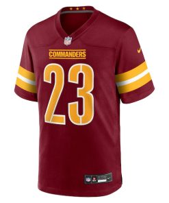 Alternative view of Trey Amos Washington Commanders Nike Team Game Jersey -  Burgundy