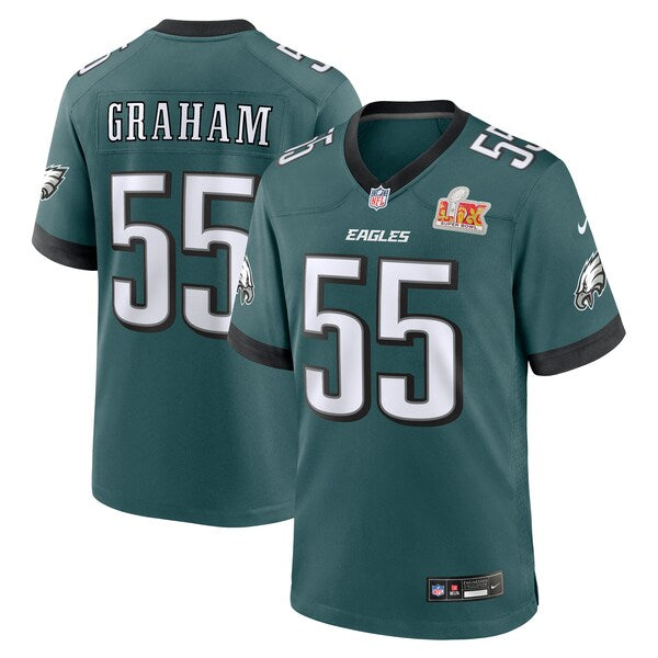 Brandon Graham Philadelphia Eagles Nike Super Bowl LIX Game Player Jersey - Midnight Green - Image 2
