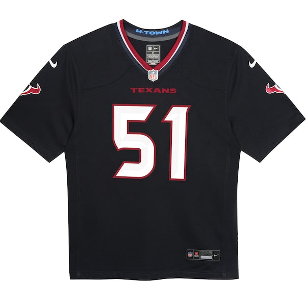 Will Anderson Jr. Houston Texans Nike Preschool Game Jersey - Navy - Image 2