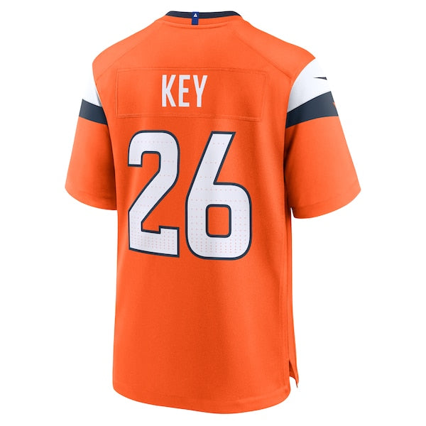 Devon Key Denver Broncos Nike Team Game Jersey - Orange - Image 3
