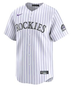 Alternative view of Colorado Rockies Nike Youth Home Limited Jersey - White