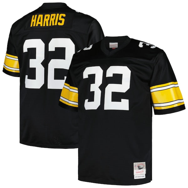Franco Harris Pittsburgh Steelers Big & Tall 1976 Legacy Retired Player Jersey - Black/White - Image 2