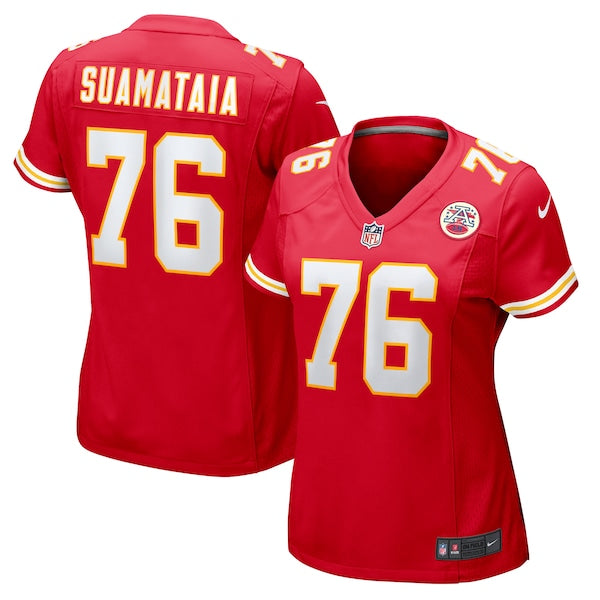 Kingsley Suamataia Kansas City Chiefs Nike Women's Game Jersey - Red