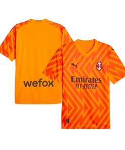 AC Milan Puma 2023/24 Replica Short Sleeve Goalkeeper Jersey - Orange