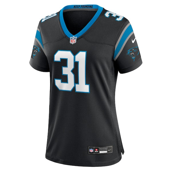 Lamar Jackson Carolina Panthers Nike Women's Game Jersey - Black - Image 2