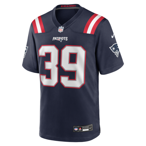 Tyron Herring New England Patriots Nike Team Game Jersey - Navy - Image 2