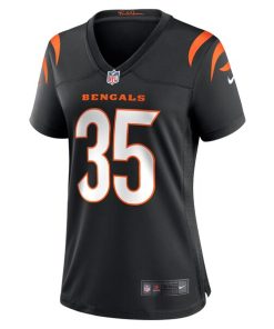 Alternative view of Jalen Davis Cincinnati Bengals Nike Women's Game Player Jersey - Black