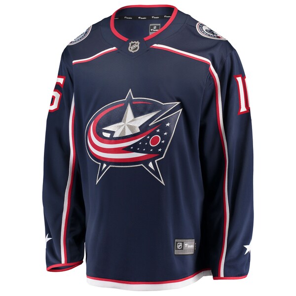 Brendan Gaunce Columbus Blue Jackets Home Breakaway Jersey - Navy - Image 2