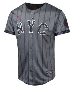 Alternative view of Juan Soto New York Mets Nike Youth City Connect Limited Jersey  - Gray