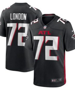 LaCale London Atlanta Falcons Nike  Game Jersey -  Black