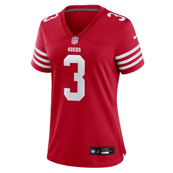 Mitch Wishnowsky San Francisco 49ers Nike Women's Game Jersey - Scarlet - Image 2
