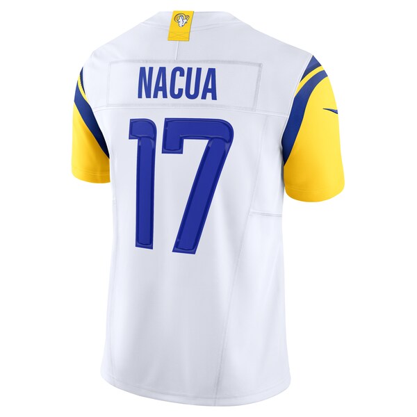 Puka Nacua Los Angeles Rams Nike Vapor F.U.S.E. Limited Jersey - White/Royal - Image 4