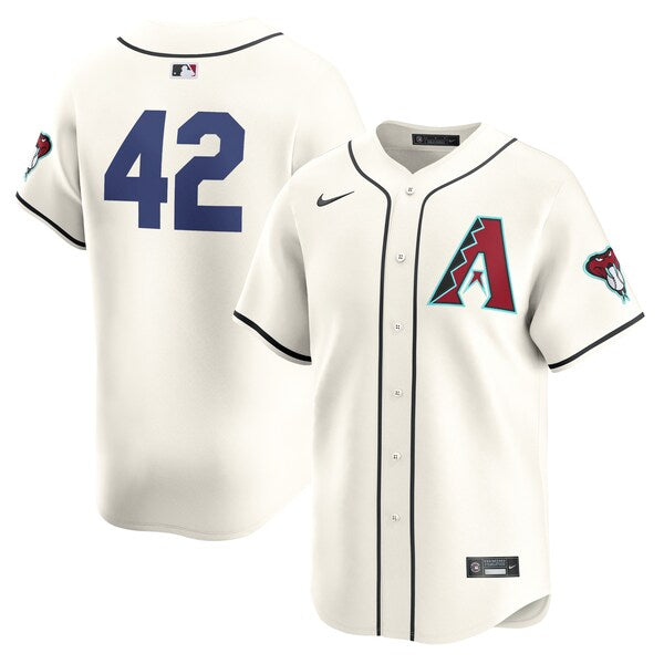 Arizona Diamondbacks Nike 2024 Jackie Robinson Day Home Limited Jersey?ยจC White