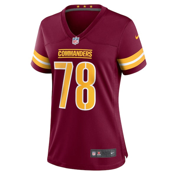 Cornelius Lucas Washington Commanders Nike Women's Game Jersey - Burgundy - Image 2