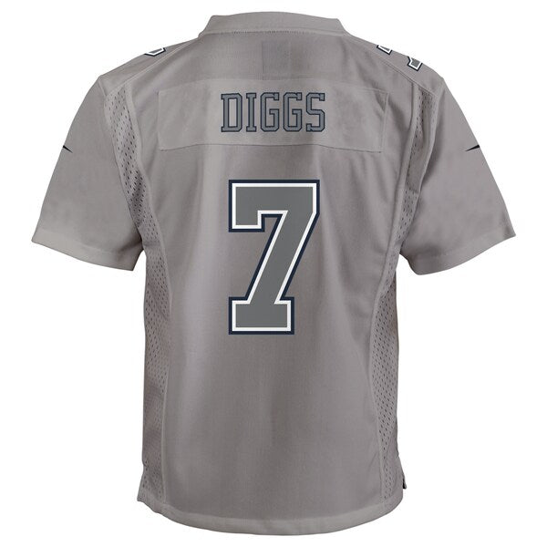 Trevon Diggs Dallas Cowboys Nike Youth Atmosphere Game Jersey - Gray - Image 3