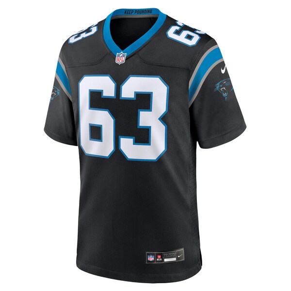 Austin Corbett Carolina Panthers Nike Team Game Jersey - Black - Image 2