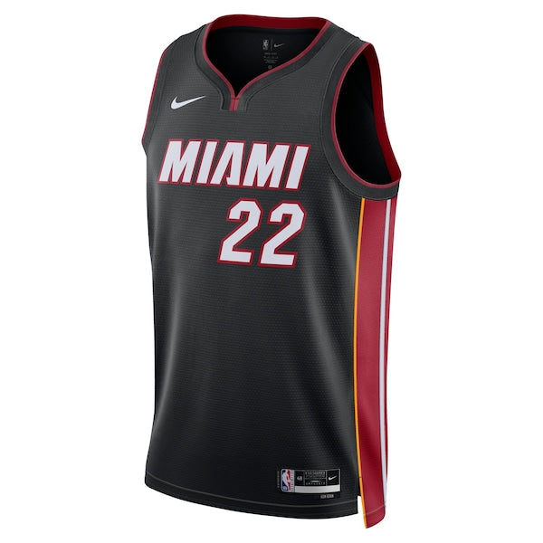 Jimmy Butler Miami Heat Nike Unisex Swingman Jersey - Icon Edition - Black - Image 2