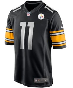 Alternative view of Chase Claypool Pittsburgh Steelers Nike Game Jersey - Black