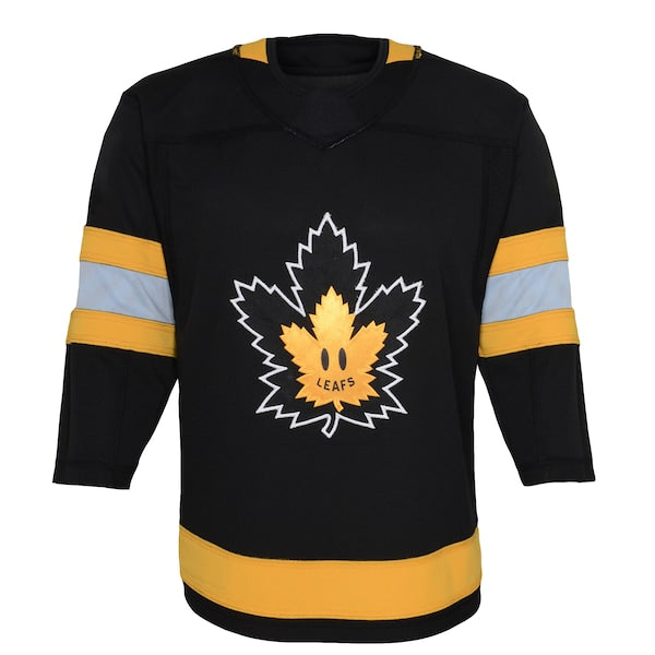 Auston Matthews Toronto Maple Leafs Youth Alternate Premier Player Jersey - Black/Blue - Image 5