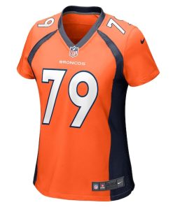 Alternative view of Lloyd Cushenberry III Denver Broncos Nike Women's Game Player Jersey - Orange