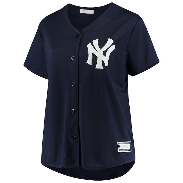 New York Yankees Women's Plus Size Alternate Replica Team Jersey - Navy - Image 2