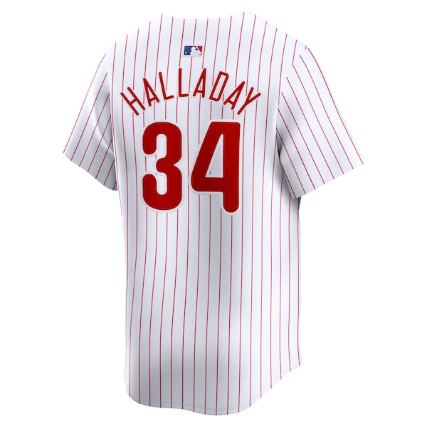 Roy Halladay Philadelphia Phillies Nike Home Limited Player Jersey - White - Image 3