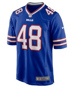 Alternative view of Edefuan Ulofoshio Buffalo Bills Nike Game Jersey -  Royal
