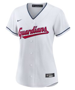 Alternative view of Cleveland Guardians Nike Women's Replica Custom Jersey - White