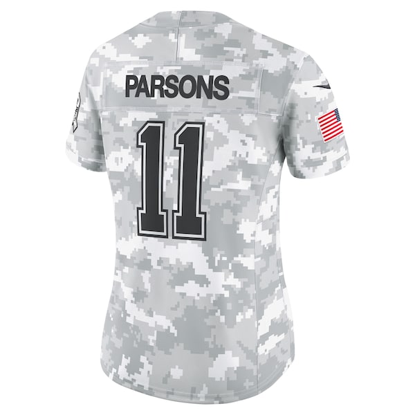 Micah Parsons Dallas Cowboys Nike Women's 2024 Salute to Service Limited Jersey - Arctic Camo - Image 4