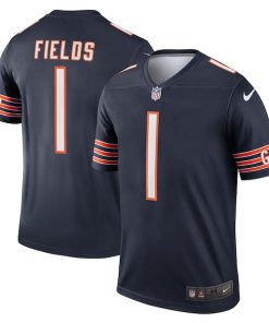 Justin Fields Chicago Bears Nike Legend Jersey - Navy