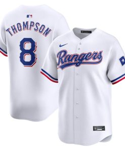 Bubba Thompson Texas Rangers Nike Home Limited Player Jersey - White