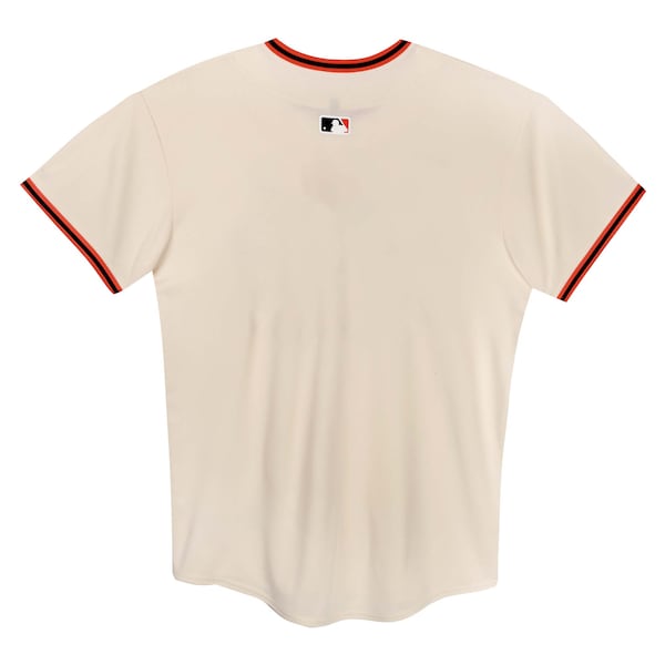 San Francisco Giants Nike Preschool Home Game Jersey - Cream - Image 3