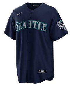 Alternative view of Ichiro Suzuki Seattle Mariners Nike Alternate Replica Player Jersey - Navy